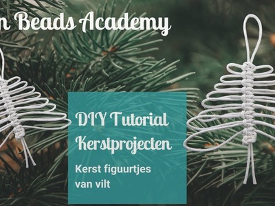 Macrame kerstboom DIY tutorial