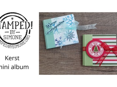 Stampin' Up! - Kerst mini album