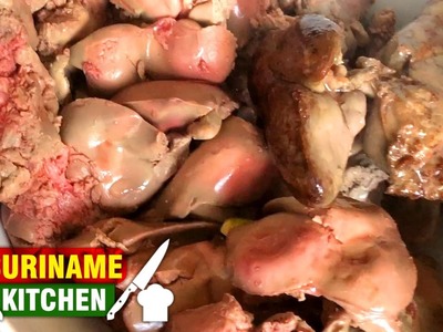Surinaamse Kippen Lever Tjapar Tauge Sambal Recept | Surinamese Chicken Liver Bean Spouts Sambal