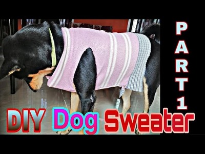 ||DIY Dog Sweater part-1||DIY Medium Breed Dog Sweater ||quick and easy dog sweater ||