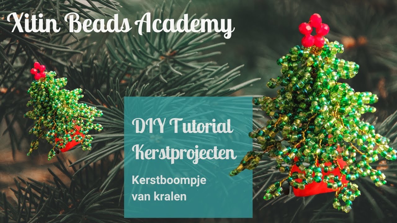 Kralen Kerstboom - DIY Tutorial