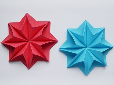 Papier Origami STERN | Paper Origami STAR | Tutorial DIY by ColorMania