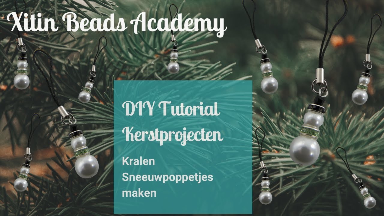 Sneeuwpop aan Telefoonkoordje DIY Tutorial