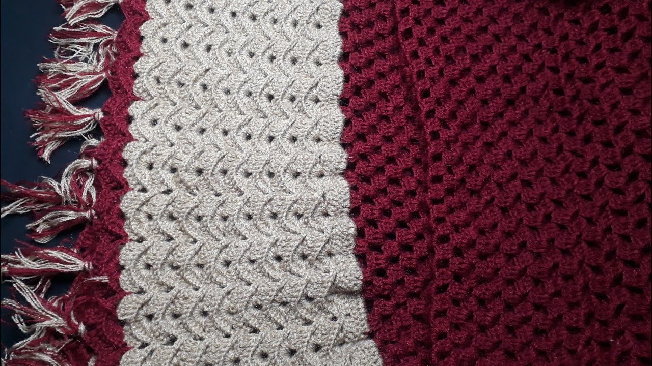 Crochet stol|crochet shawl|crochet design|
