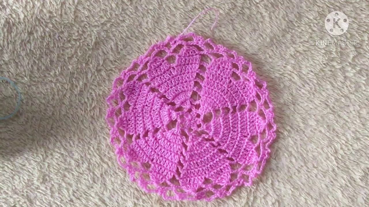 Heart shaped doily