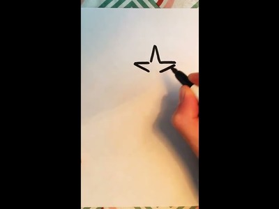 How to draw a CHRISTMAS TREE. 