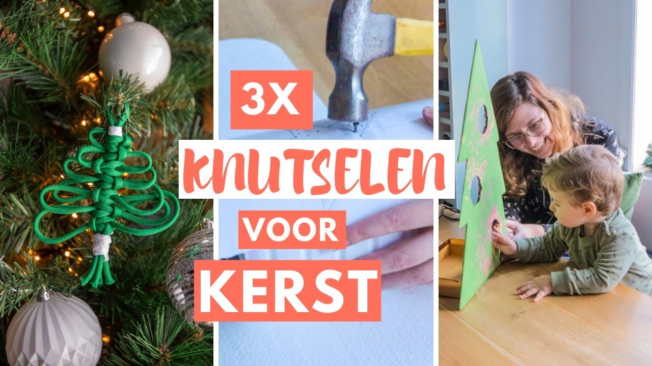 Knutselen voor Kerst: 3 x Leuke kerst DIY's om te maken met je kind!