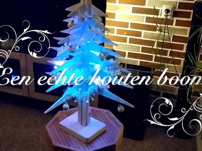 Maak zelf een houten kerstboom