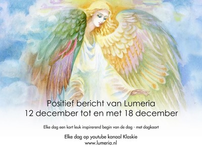 Positief bericht van 17 december - hoop en inspiratie