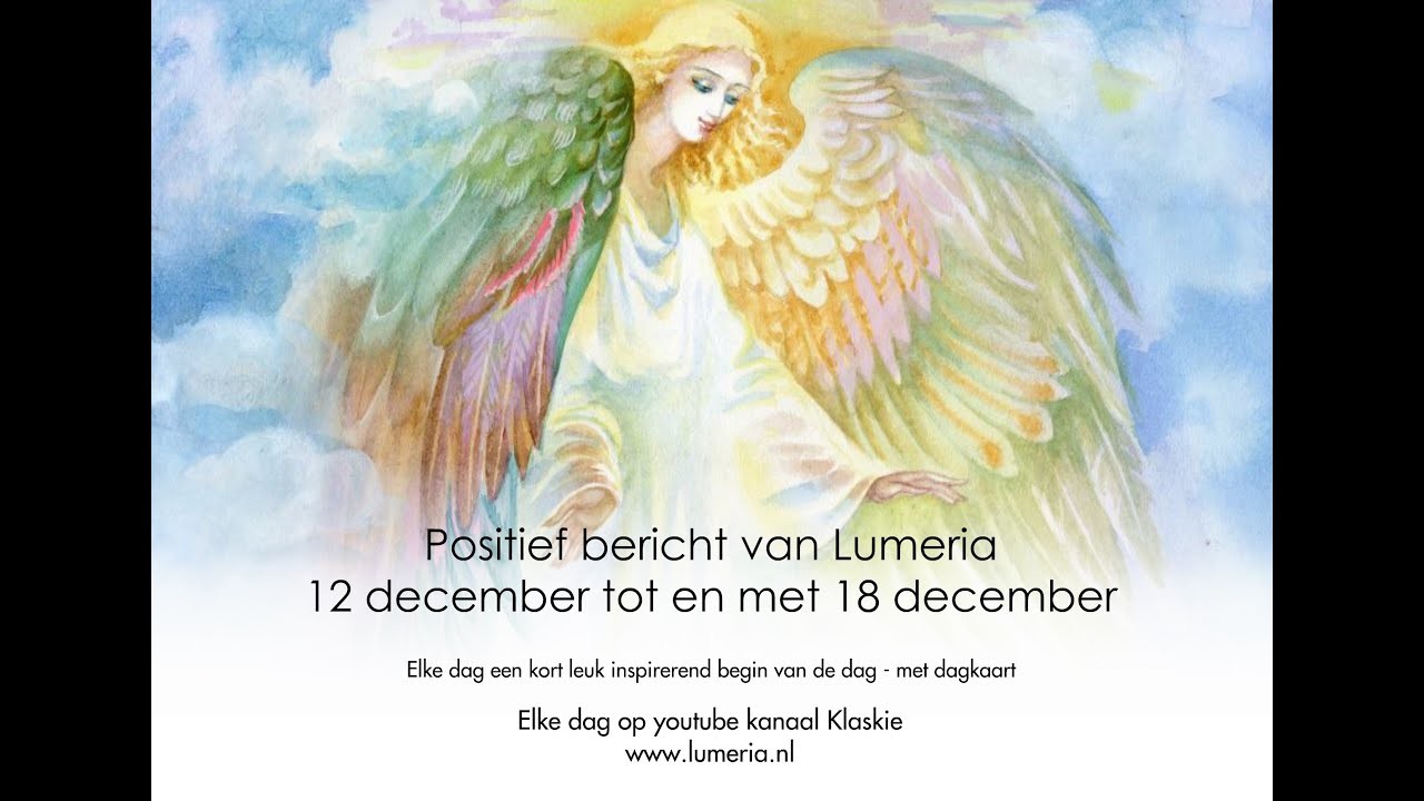 Positief bericht van 17 december - hoop en inspiratie