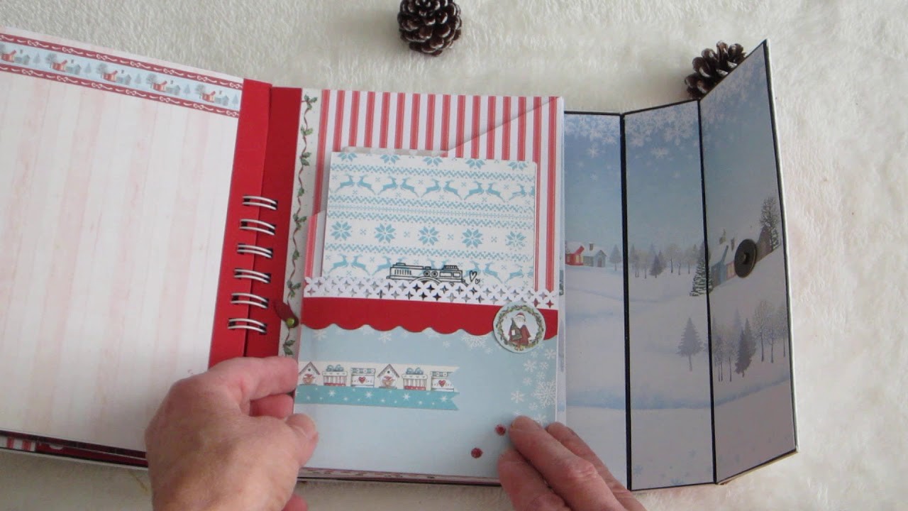 Scrapbooking album 1er Noël