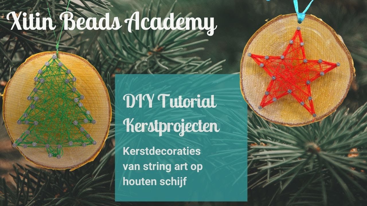 String Art Kerstster - DIY tutorial