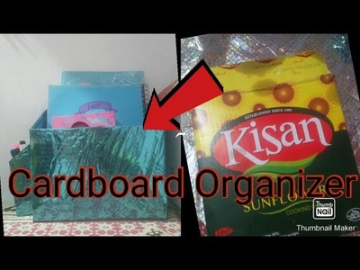 DIY Desktop Organizer.Cardboard Organizer.#Shorts