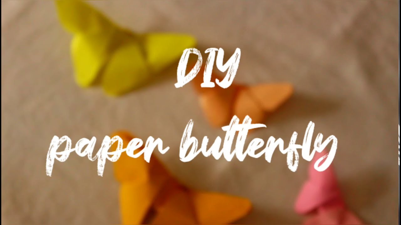 DIY PAPER BUTTERFLY | SISTERY HUB | PAPER | BUTTERFLY #craft#papercraft#diycraft#diyart#paper#diy