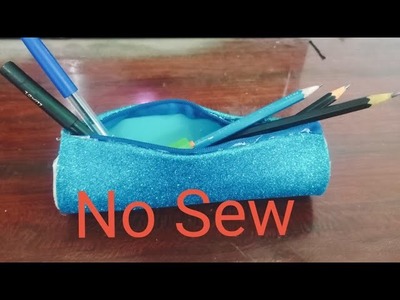 Glitter sheet pouch||No Sew foam sheet wallet's