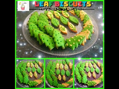 How to make leaf biscuits|Easy oven baking|Super easy biscuits made at home|Done in 5 minutes #leaf