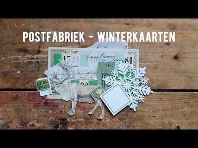 Postfabriek - inspiratie winterkaarten in groen met bingokaarten