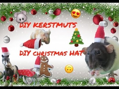 ???? TUTORIAL LAST MINUTE DIY KERSTMUTS | CHRISTMAS HAT. Rat ???? Knaagdieren | Rodents & Schleich