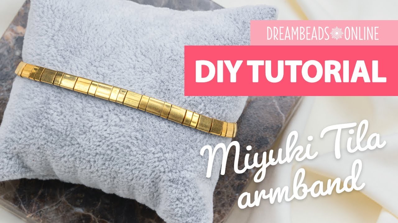 DIY: tutorial ARMBANDJE MAKEN - Miyuki Tila armband ★ Dreambeads Online