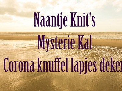 Mysterie Kal Corona knuffel lapjes deken (lapje 22)