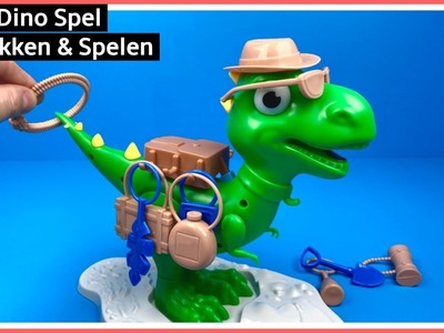 Dino spel T Rex Tantrum uitpakken en spelen | Family Toys Collector