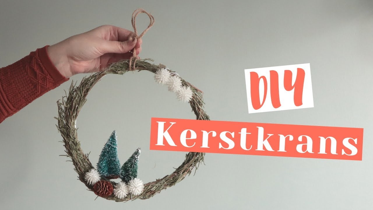 DIY HIPPE KERSTKRANS: Zo maak je zelf een kerstkrans met mini-kerstboompjes (mijn kerstkrans 2020)