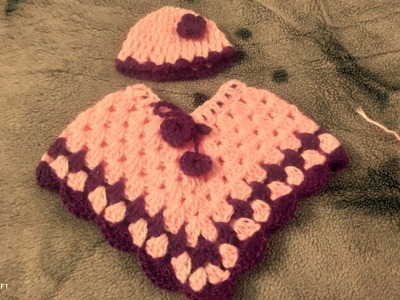 Kanhaji ka Crochet Poncho Size 9.10.11.12 very easy Radhey Rafhey.
