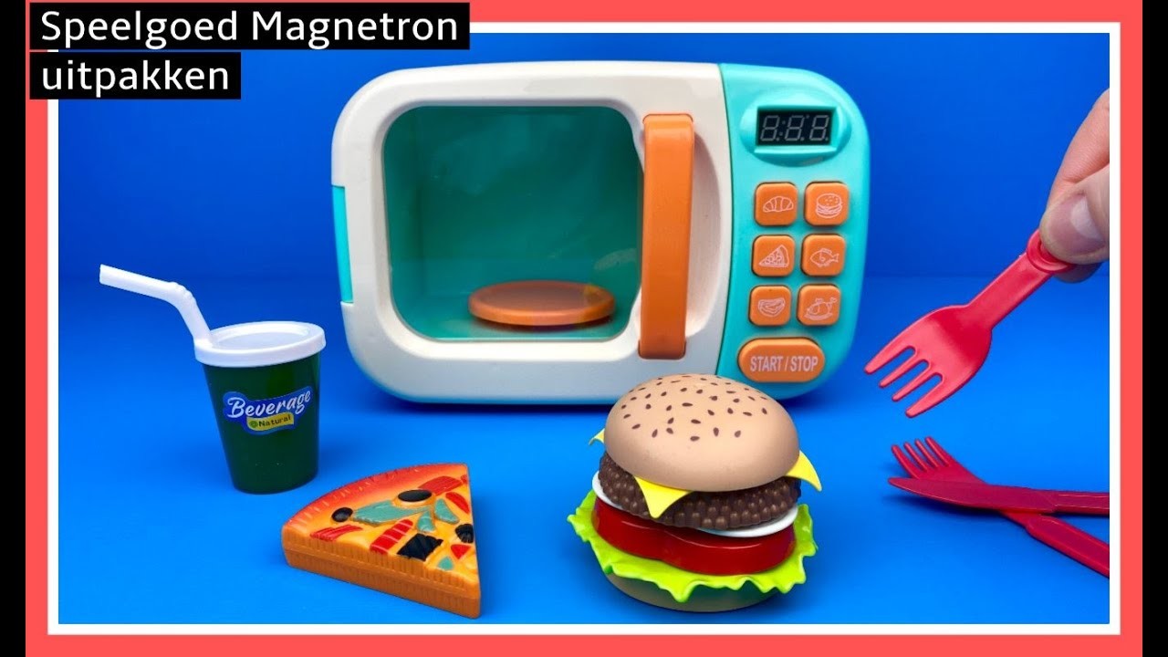 Kitchen Microwave Playset uitpakken | Family Toys Collector