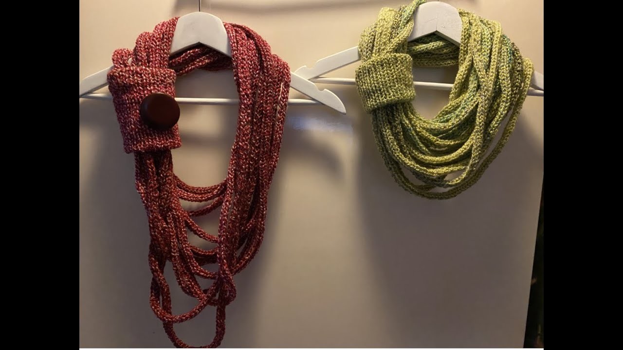 Met 1 bol in 2 uur tijd Een designer sjaal maken met iedere breimolen