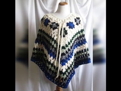 Crochet Grilse's woolen poncho || woolen poncho for women ||Crochet Poncho||