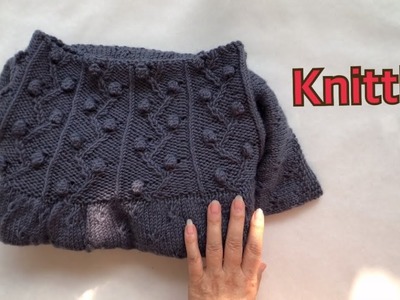 How to knit a shawl? It can be worn in two ways. 2770 编织 DIY 編織