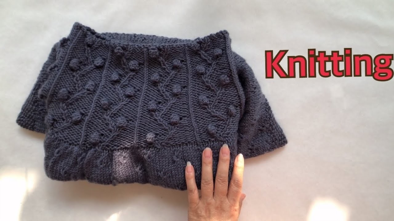 How to knit a shawl? It can be worn in two ways. 2770 编织 DIY 編織