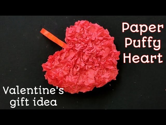 Easy handmade Valentine's day gift. 3D heart❤️. DIY Valentines day gift ideas. Best out of waste