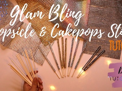 Glam Popsicle.Lollipop Stick DIY Tutorial . GOURGEOUS & EASY!