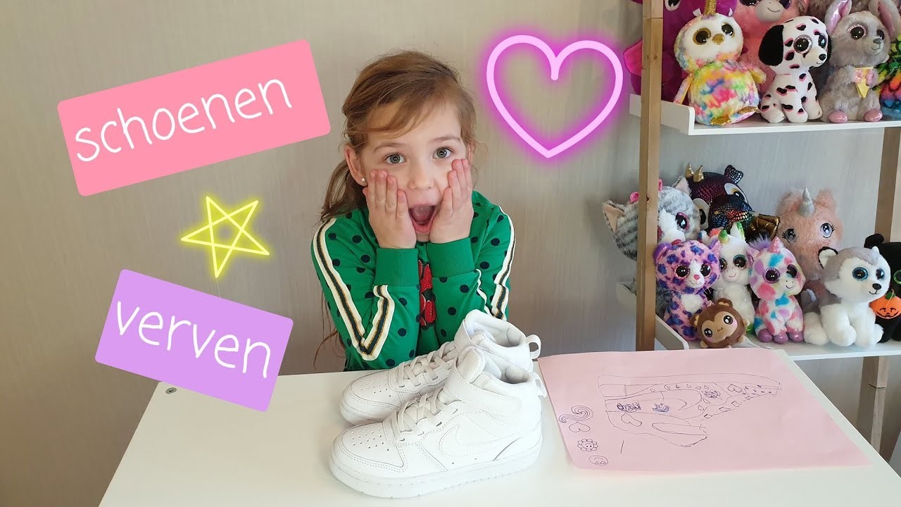 Schoenen verven met acrylstiften