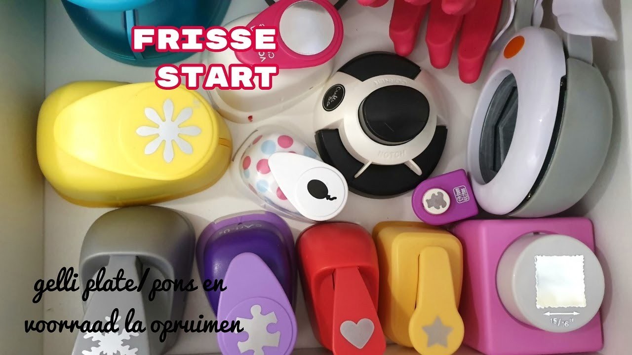 Frisse start | Gelli plate, pons en voorraad la opruimen