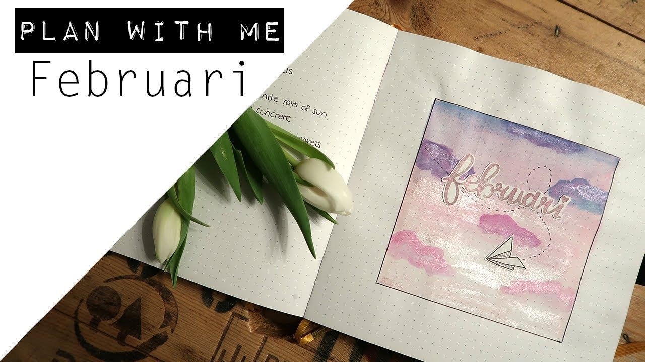 PLAN WITH ME || Februari Bullet Journal Setup Nederlands