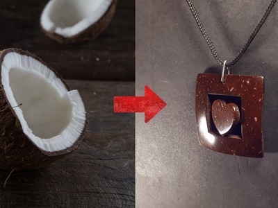 Coconut shell pendant | DIY