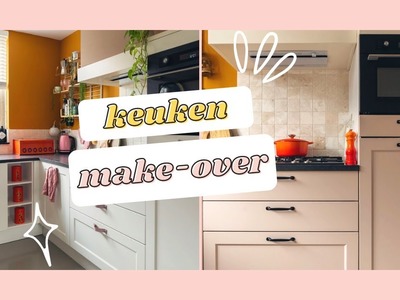 DIY keuken make-over: van witte naar roze keuken | Stappenplan keukenkastjes zelf verven