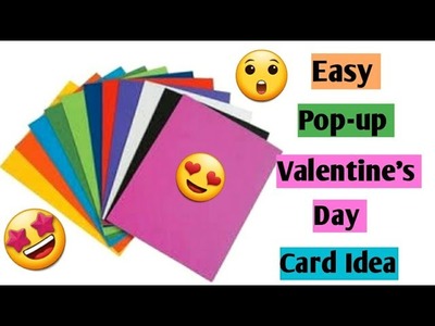 Easy Handmade Valentine's Day Gift Diy.Special, Cute Valentines Day Card Making Idea Love card Diy