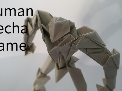 [Origami.Paper Robot]Human Mecha Frame #Origami #Paper #Mecha #Robot #PaperArms