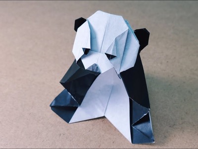 簡陋茶室 | 教學系列 Teaching · 立體摺紙 3D Origami 05 · 熊貓 Panda