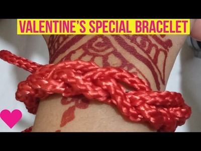Valentine special bracelet | bracelet making | valentines gift  | Diy valentines day surprise 2021