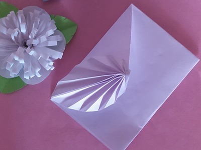 Valentines day special❤️DIY A4 peper crafted Easy origami Envelope making Tutorial. pepper Envelope