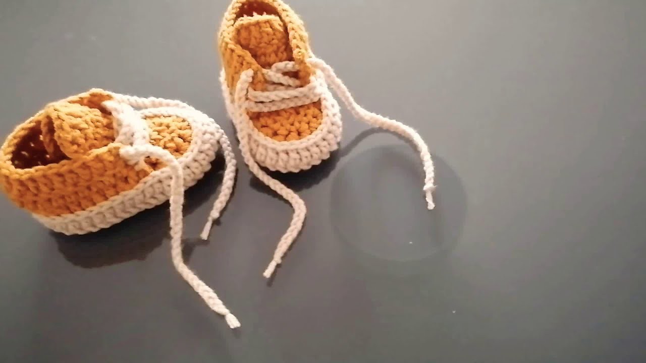 Häkeln crochet Baby sneakers