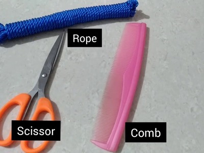 DIY comb holder.hanger Easy n quick comb hanger  hair pin holder #combholder #diycombholderhanger