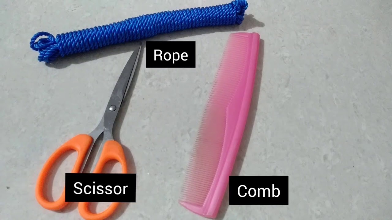 DIY comb holder.hanger Easy n quick comb hanger  hair pin holder #combholder #diycombholderhanger