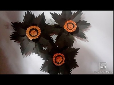 Handmate paper flowers.diy home decoration paper flowers.easy paper flowers.short craftকাগজের ফুল