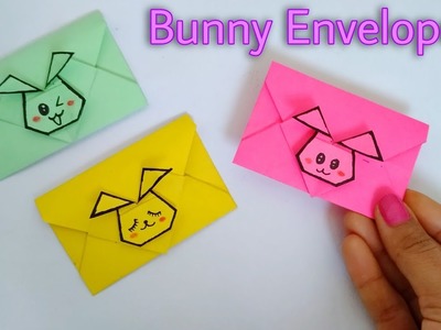 How to make unique paper bunny  envelope | paper art and craft | origami craft