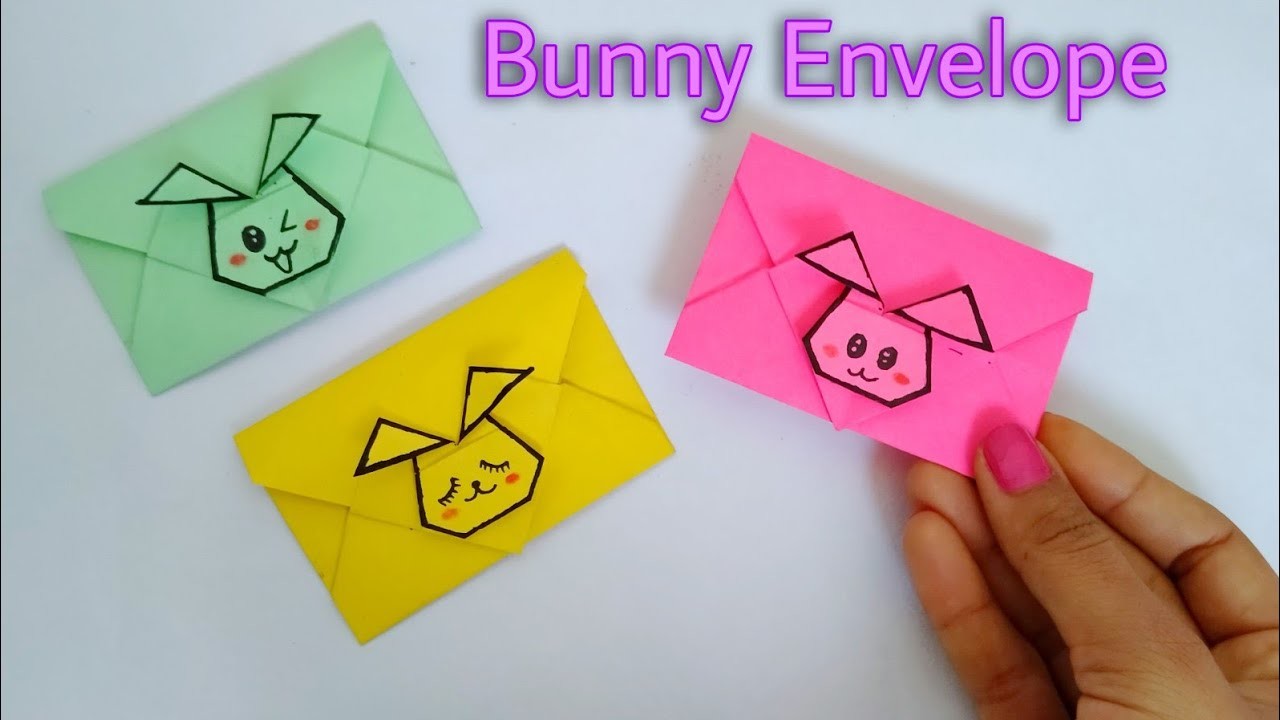 How to make unique paper bunny  envelope | paper art and craft | origami craft